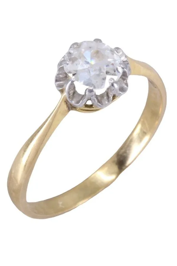 SOLITAIRE ANCIEN DIAMANT 0.40 CARAT sold by 58 Facettes product image thumbnail 4