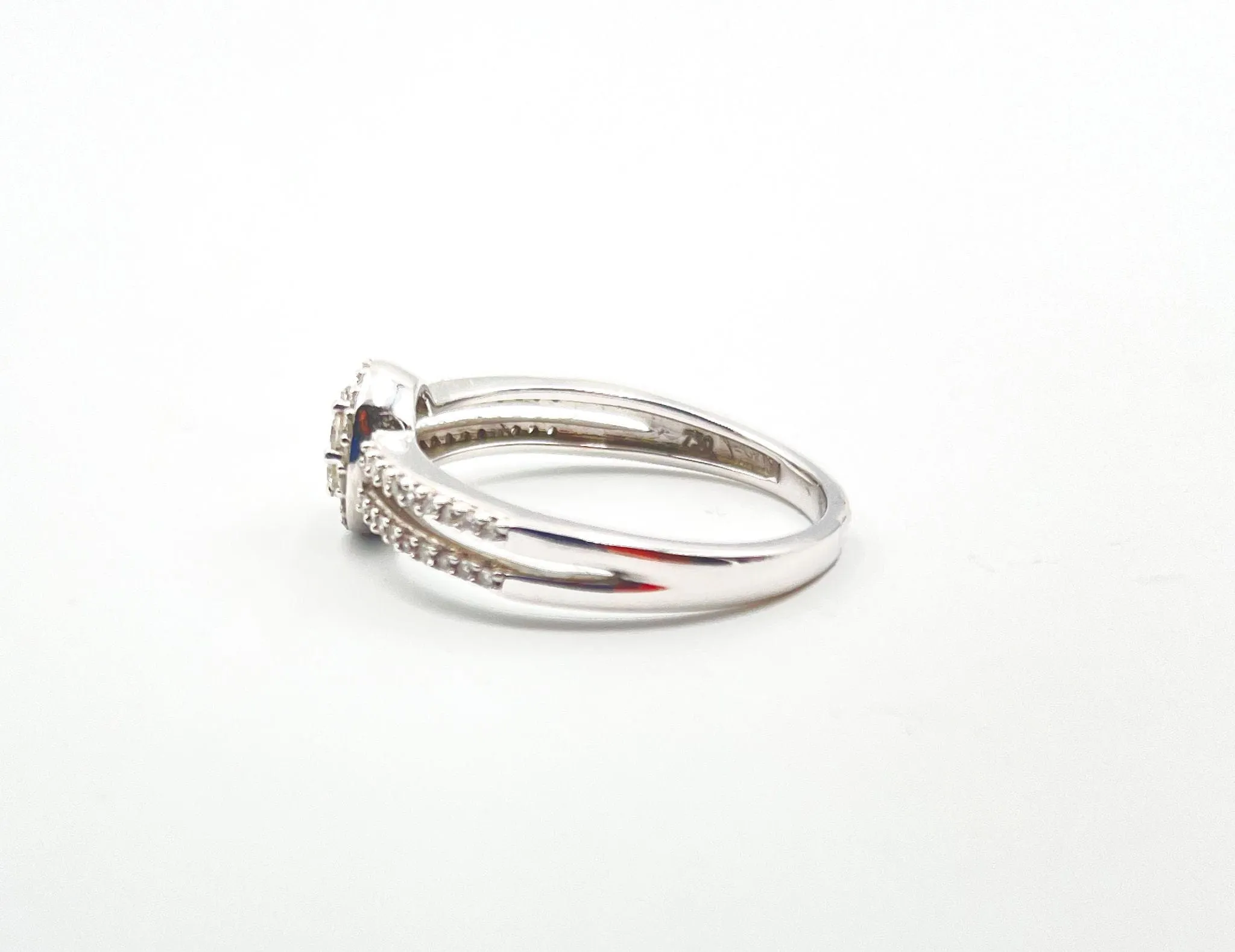 Bague Diamants Chaton Rond sold by 58 Facettes product image thumbnail 4