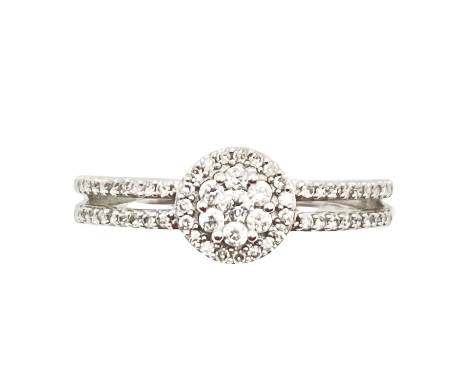 Bague Diamants Chaton Rond sold by 58 Facettes