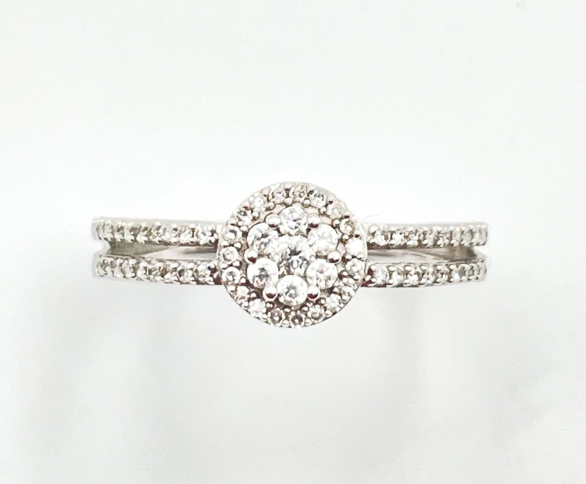 Bague Diamants Chaton Rond sold by 58 Facettes product image thumbnail 2