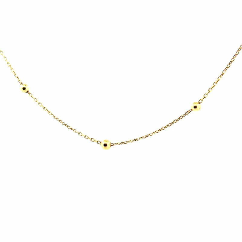 Collier perles or jaunes sold by 58 Facettes