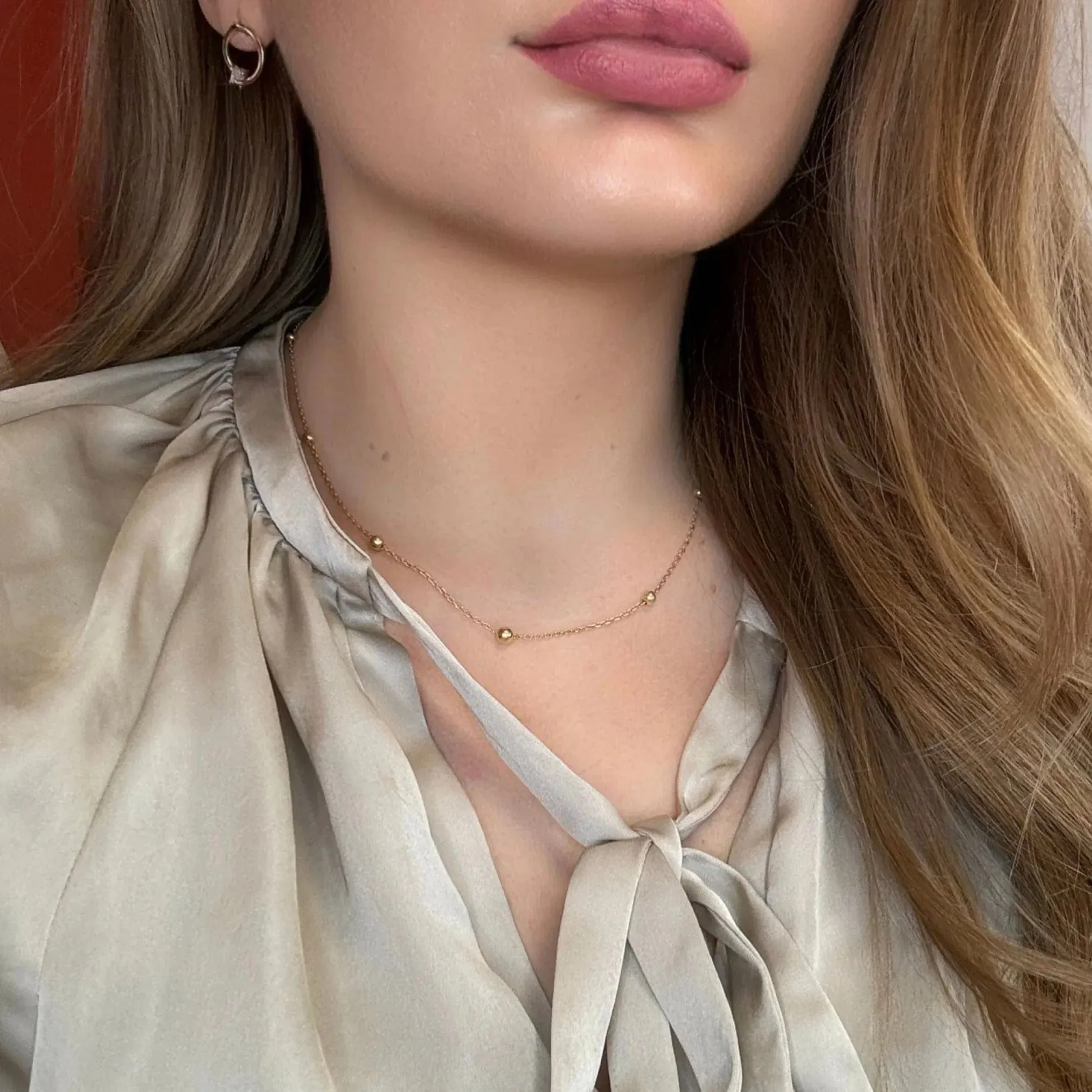 Collier perles or jaunes sold by 58 Facettes product image thumbnail 2