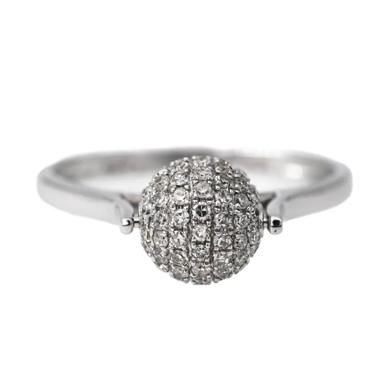 Bague Or blanc Diamant sold by 58 Facettes