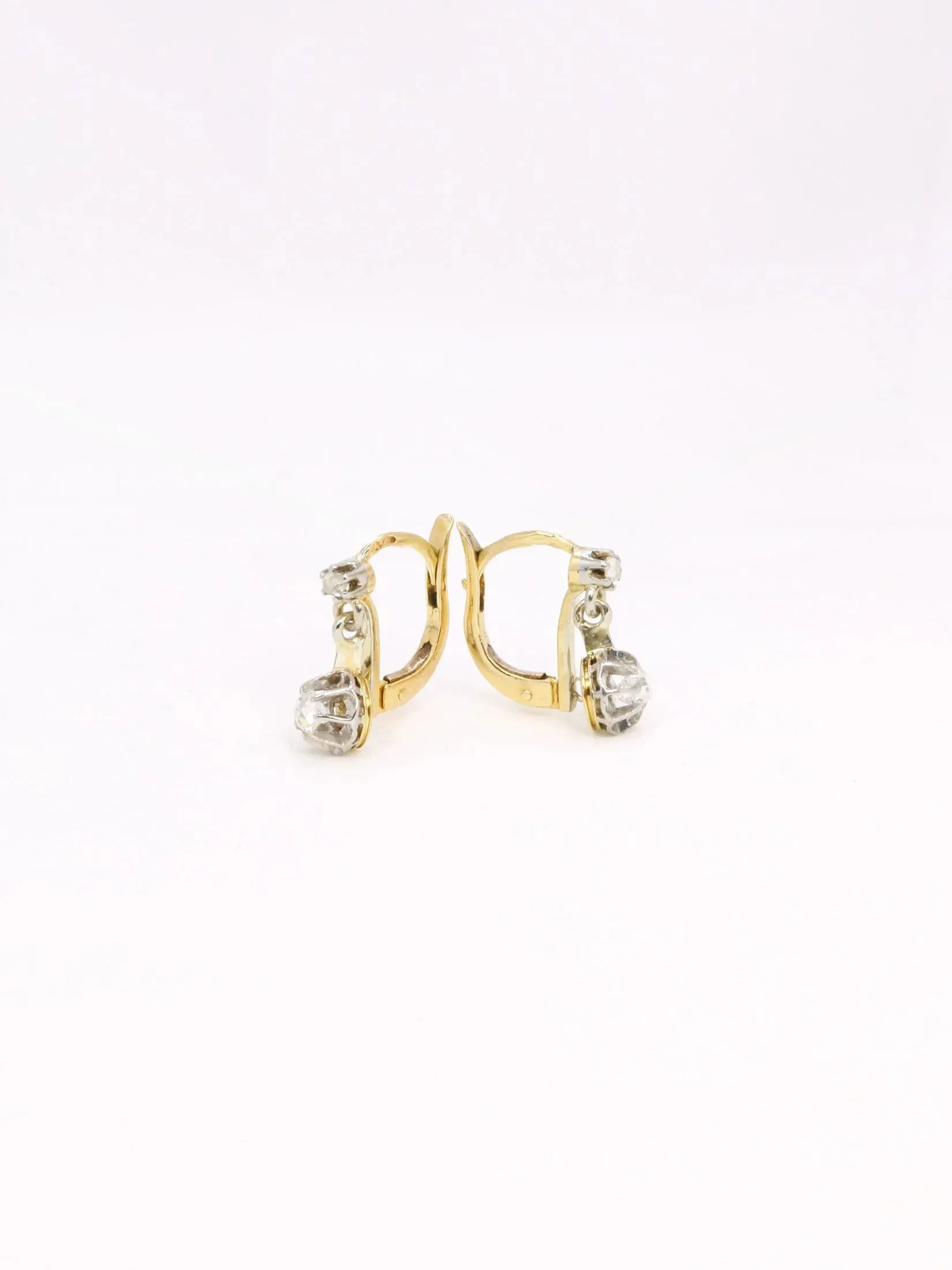 Dormeuses anciennes diamants 0,40 ct sold by 58 Facettes product image thumbnail 3