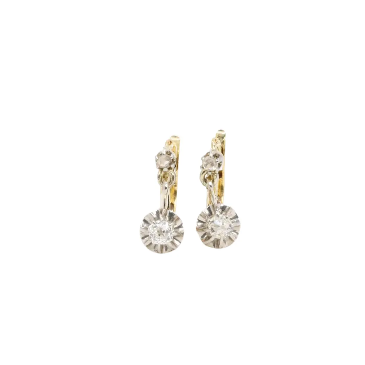 Dormeuses anciennes diamants 0,40 ct sold by 58 Facettes
