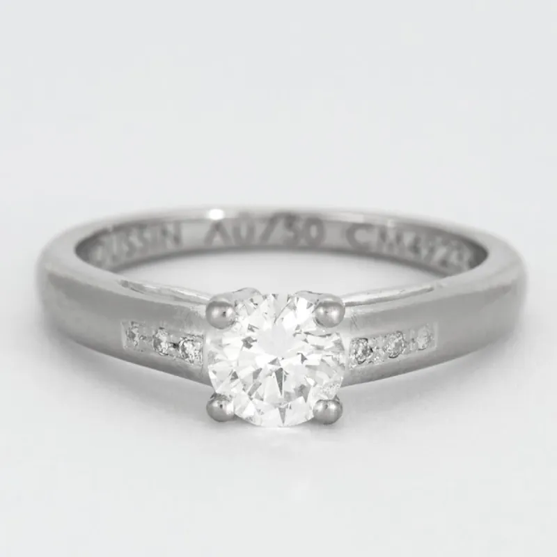 Mauboussin  - Solitaire Tu es le Sel de ma vie N°5, or gris et diamants sold by 58 Facettes