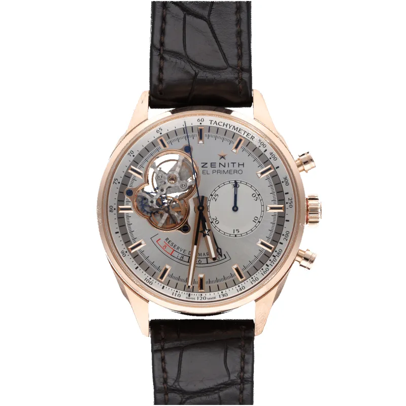 ZENITH - Montre Chronomaster Power Reserve en or rose sold by 58 Facettes