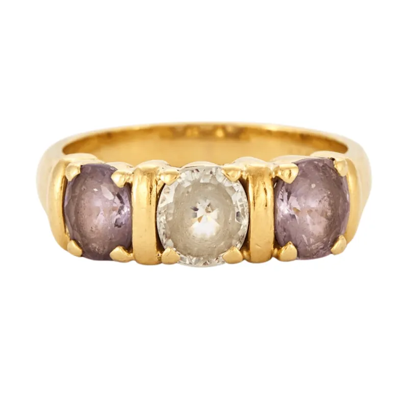 Bague jarretière - améthystes sold by 58 Facettes
