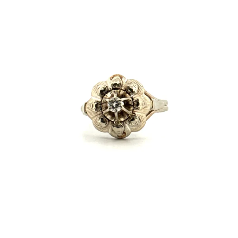Solitaire or blanc diamant sold by 58 Facettes