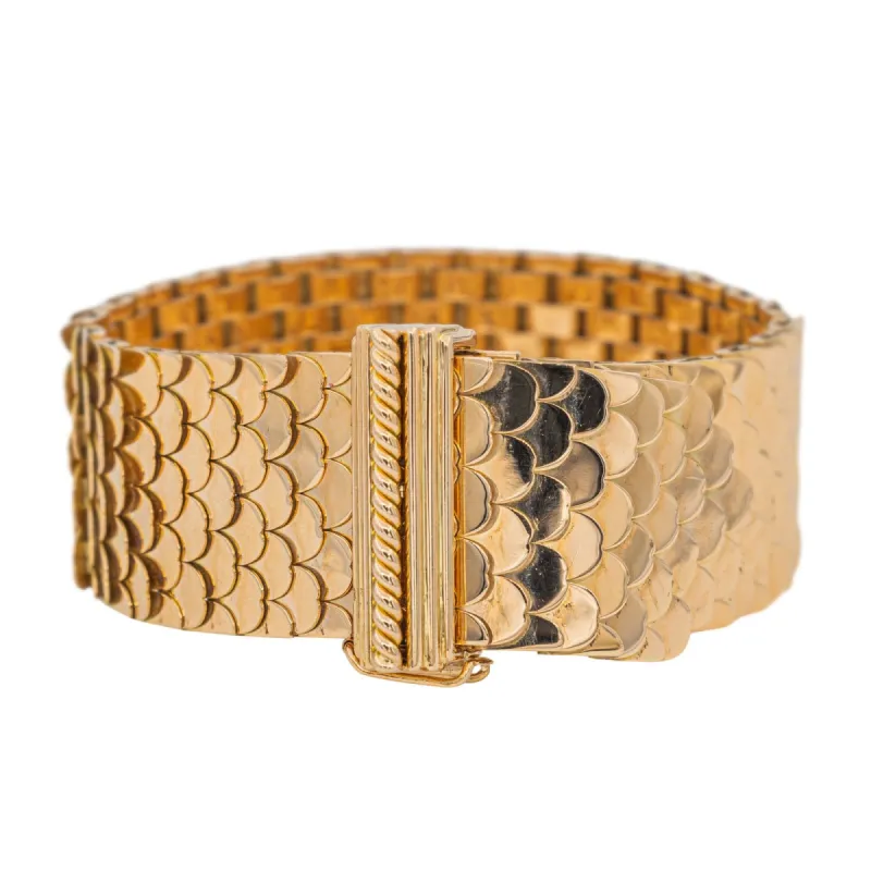 Bracelet Manchette Or jaune sold by 58 Facettes