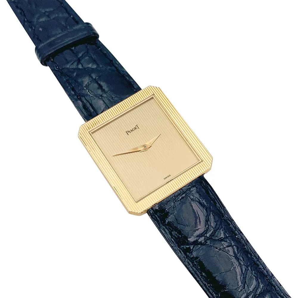 Montre Piaget, "Protocole", or jaune, cuir. sold by 58 Facettes product image thumbnail 2
