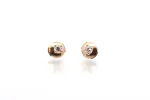 Boucles d’oreilles puces diamant en or jaune sold by 58 Facettes