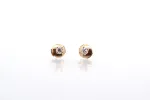Boucles d’oreilles puces diamant en or jaune sold by 58 Facettes