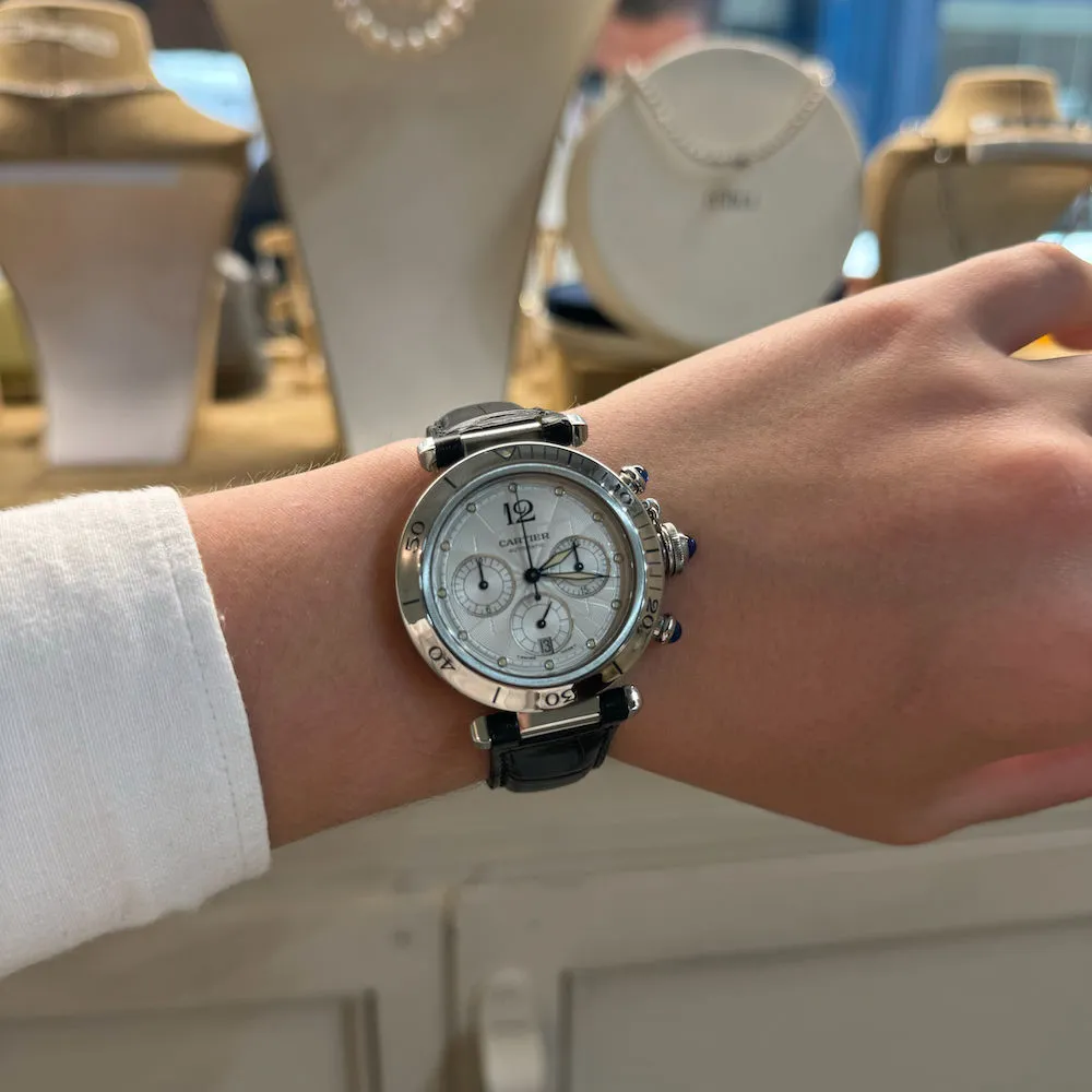 CARTIER - Montre Pasha chronographe sold by 58 Facettes product image thumbnail 2