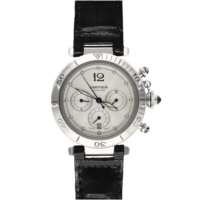 CARTIER - Montre Pasha chronographe sold by 58 Facettes