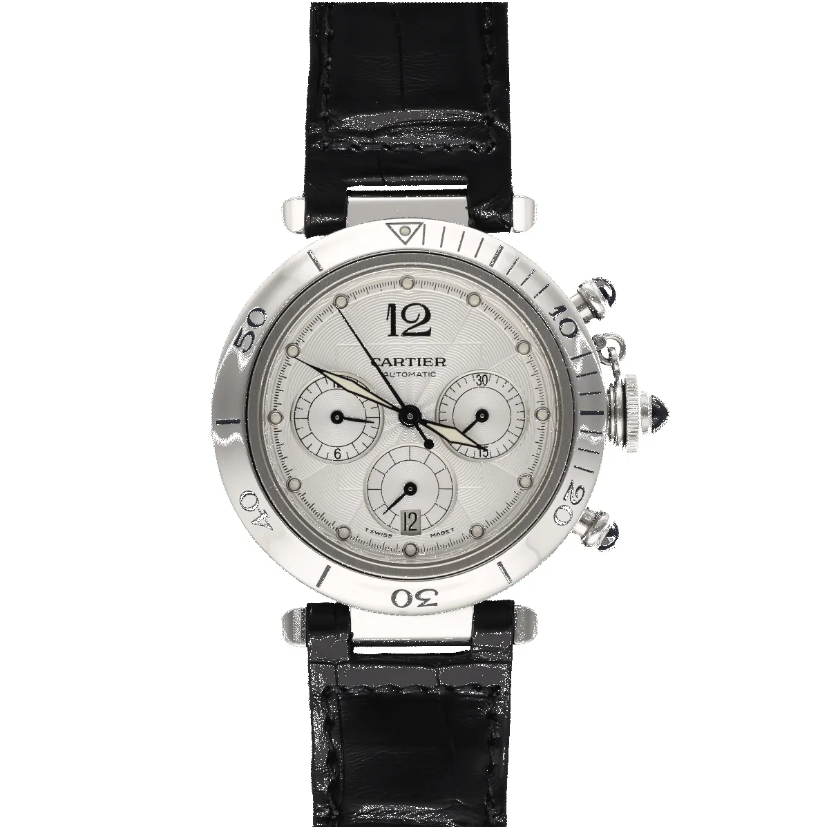 CARTIER - Montre Pasha chronographe sold by 58 Facettes