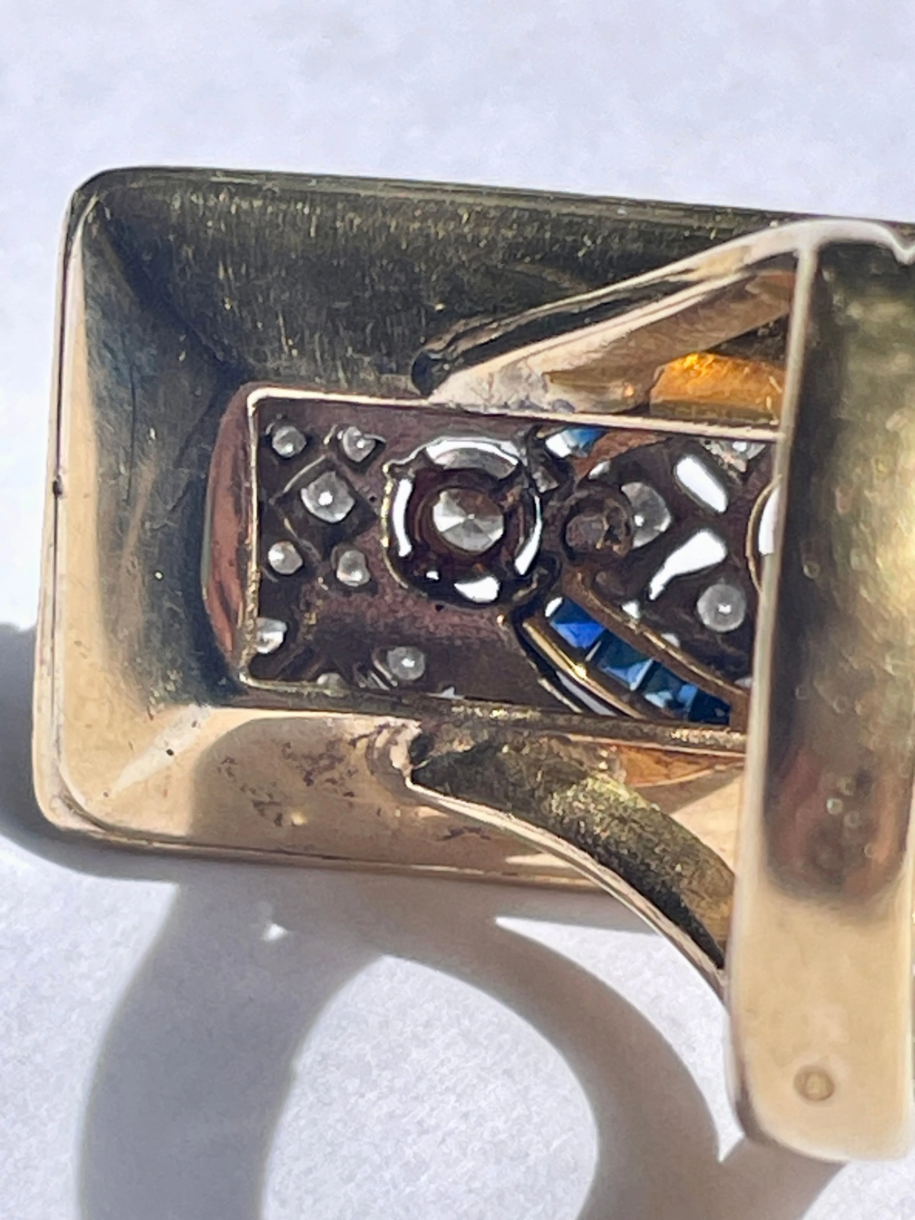 Bague art déco diamants sold by 58 Facettes product image thumbnail 5