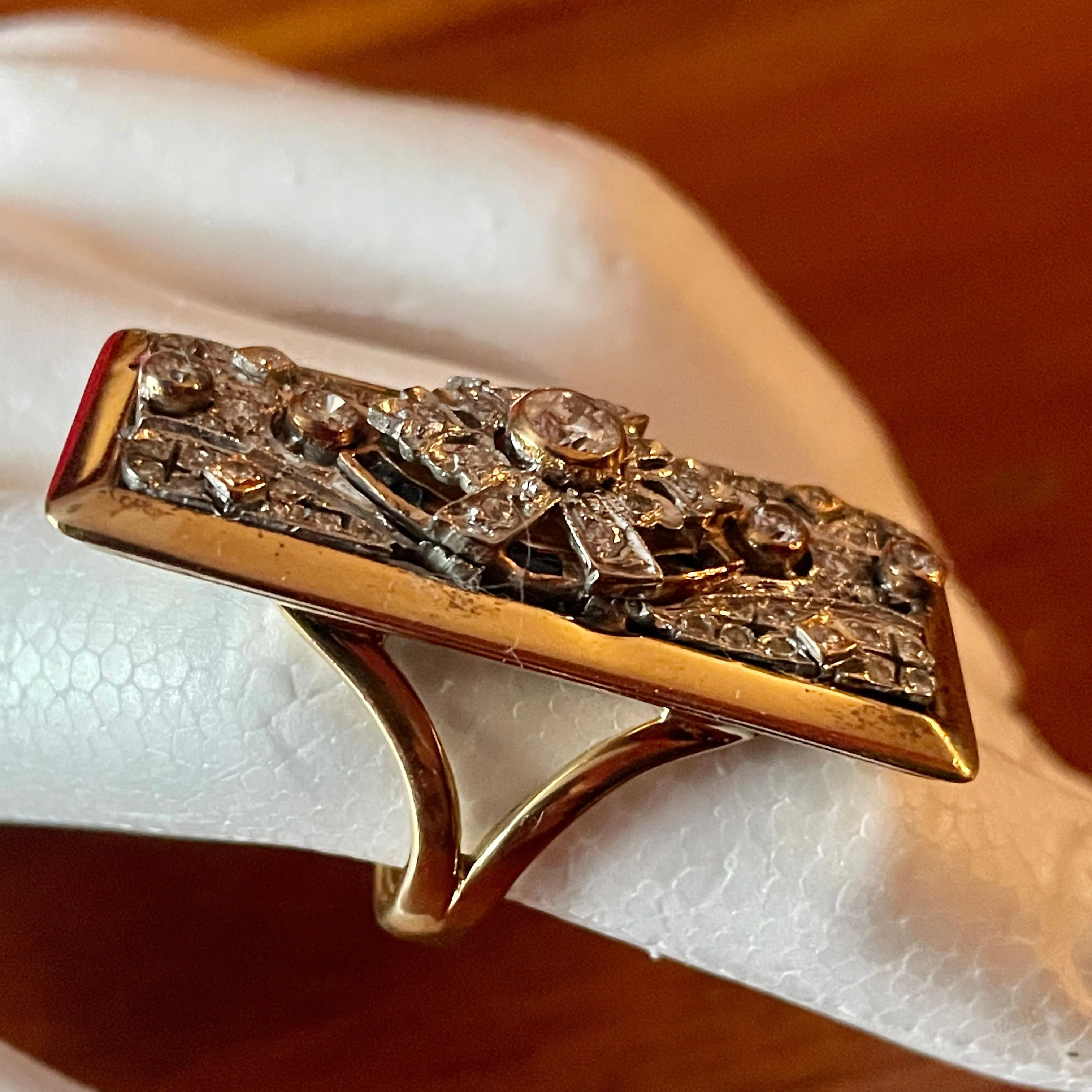 Bague art déco diamants sold by 58 Facettes product image thumbnail 2