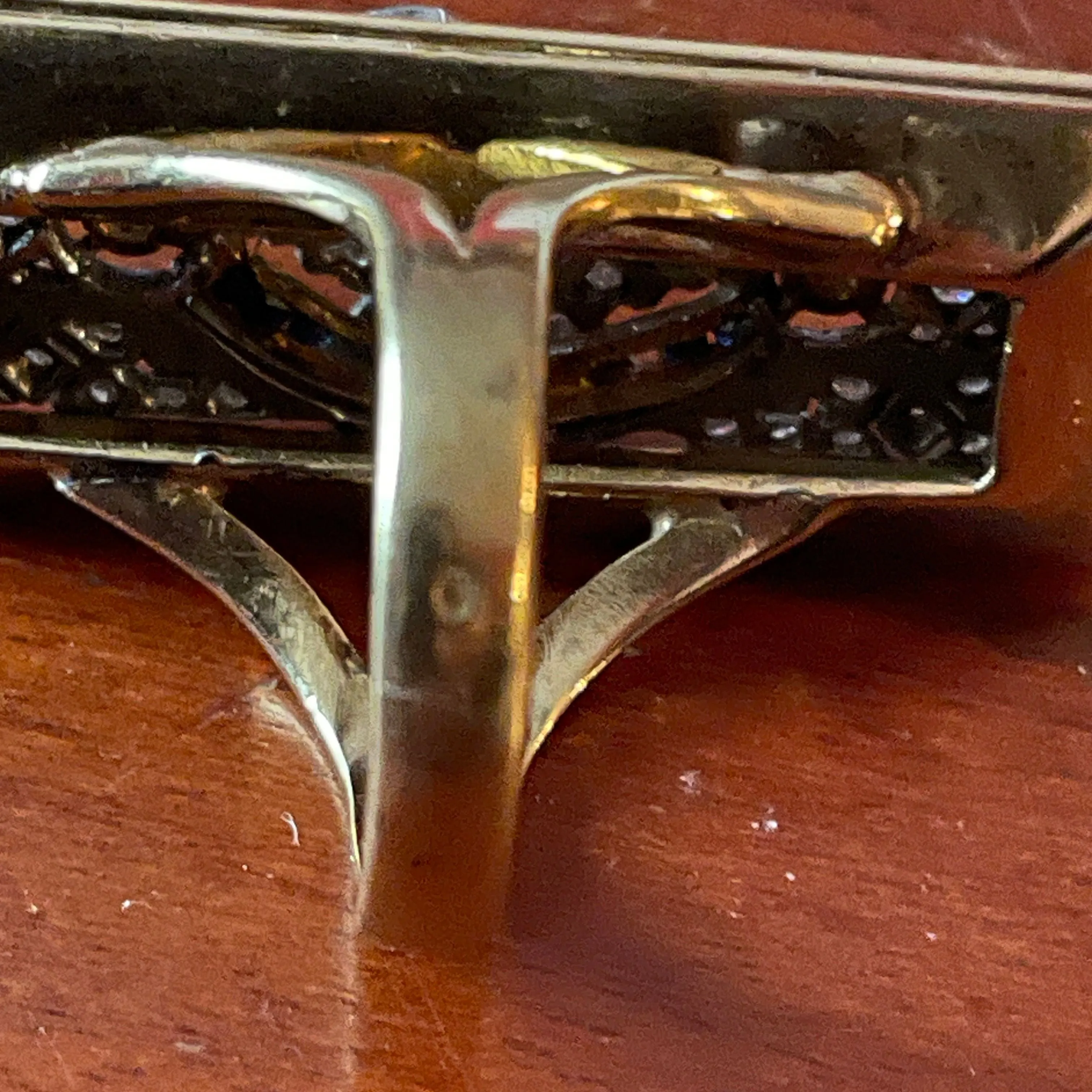 Bague art déco diamants sold by 58 Facettes product image thumbnail 4