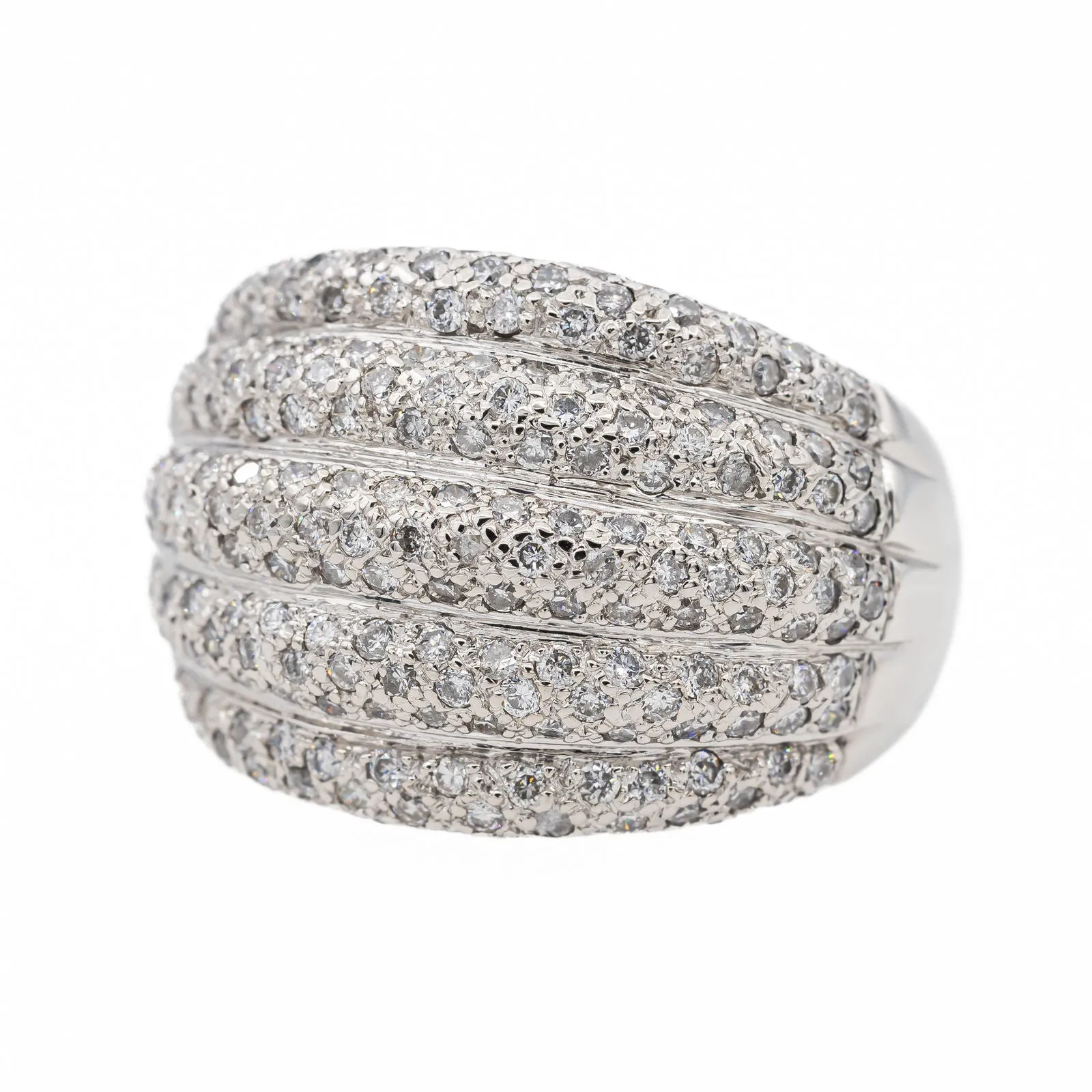 Bague Jonc Or blanc Diamant sold by 58 Facettes product image thumbnail 3