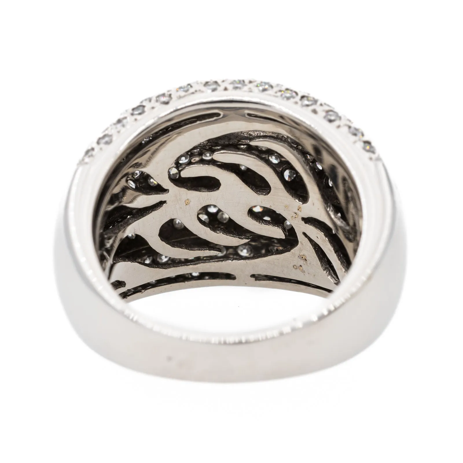 Bague Jonc Or blanc Diamant sold by 58 Facettes product image thumbnail 5