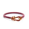 FRED - Bracelet Force 10 GM or jaune et cordon bordeaux sold by 58 Facettes