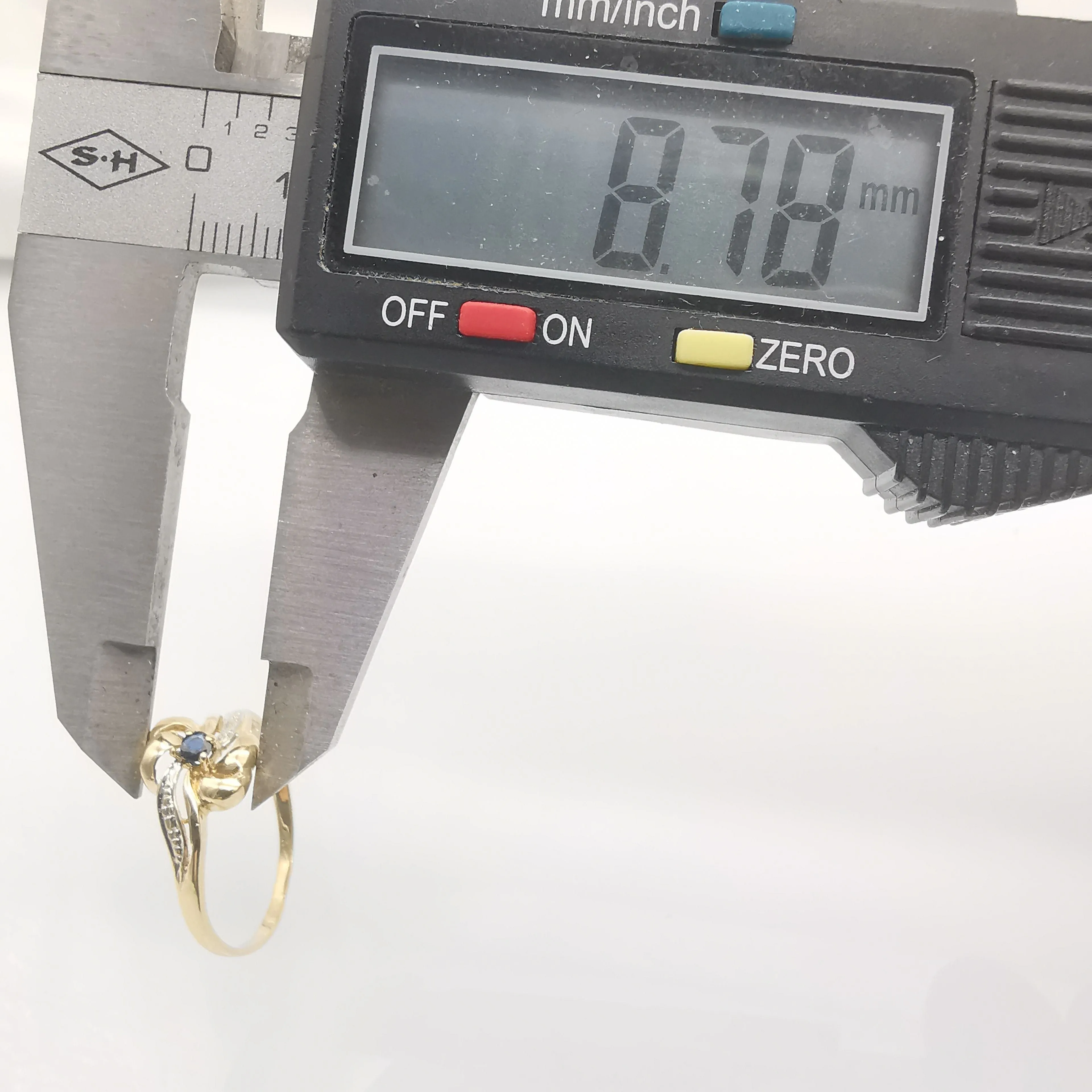 Bague florale or et saphir sold by 58 Facettes product image thumbnail 3