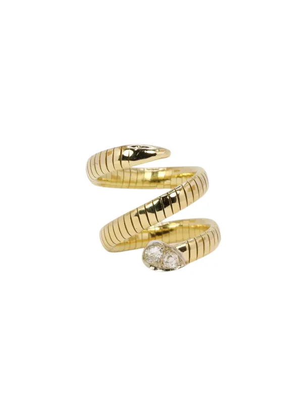Bague serpent tubogas diamants 0,4 ct sold by 58 Facettes