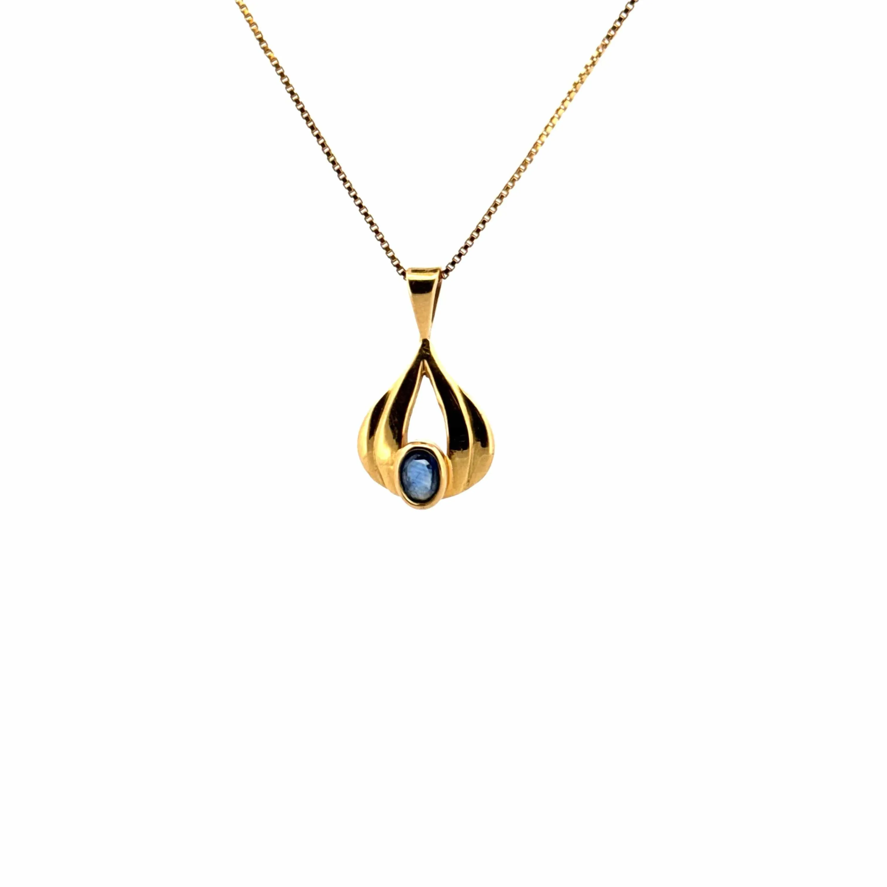 Pendentif or jaune et topaze sold by 58 Facettes product image thumbnail 3