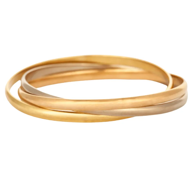 CARTIER - Bracelet Trinity trois ors sold by 58 Facettes