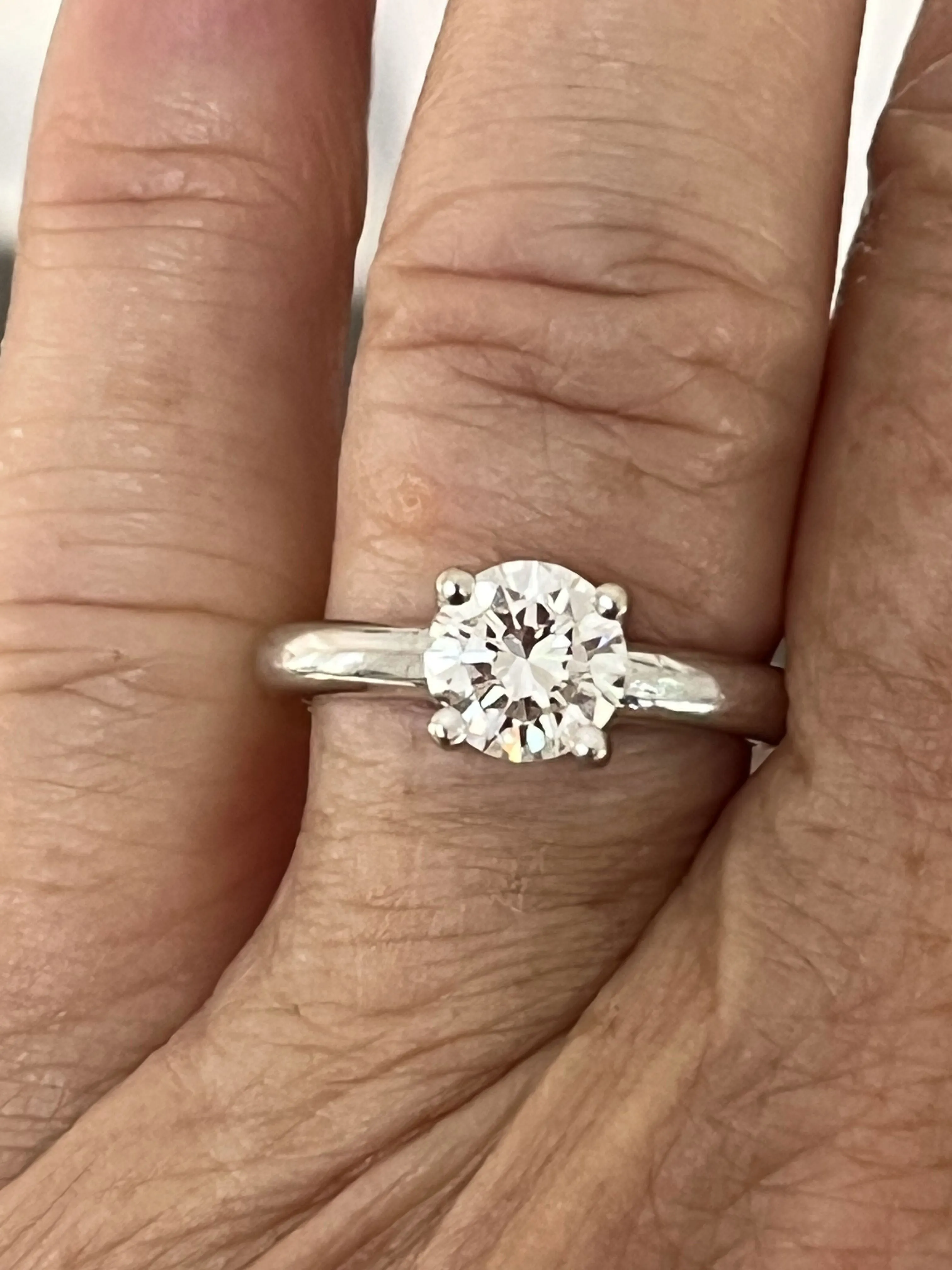 Bague solitaire diamant 1,15 ct sold by 58 Facettes product image thumbnail 2