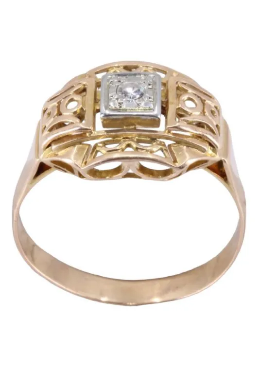 SOLITAIRE DIAMANT ANNÉES 50 sold by 58 Facettes