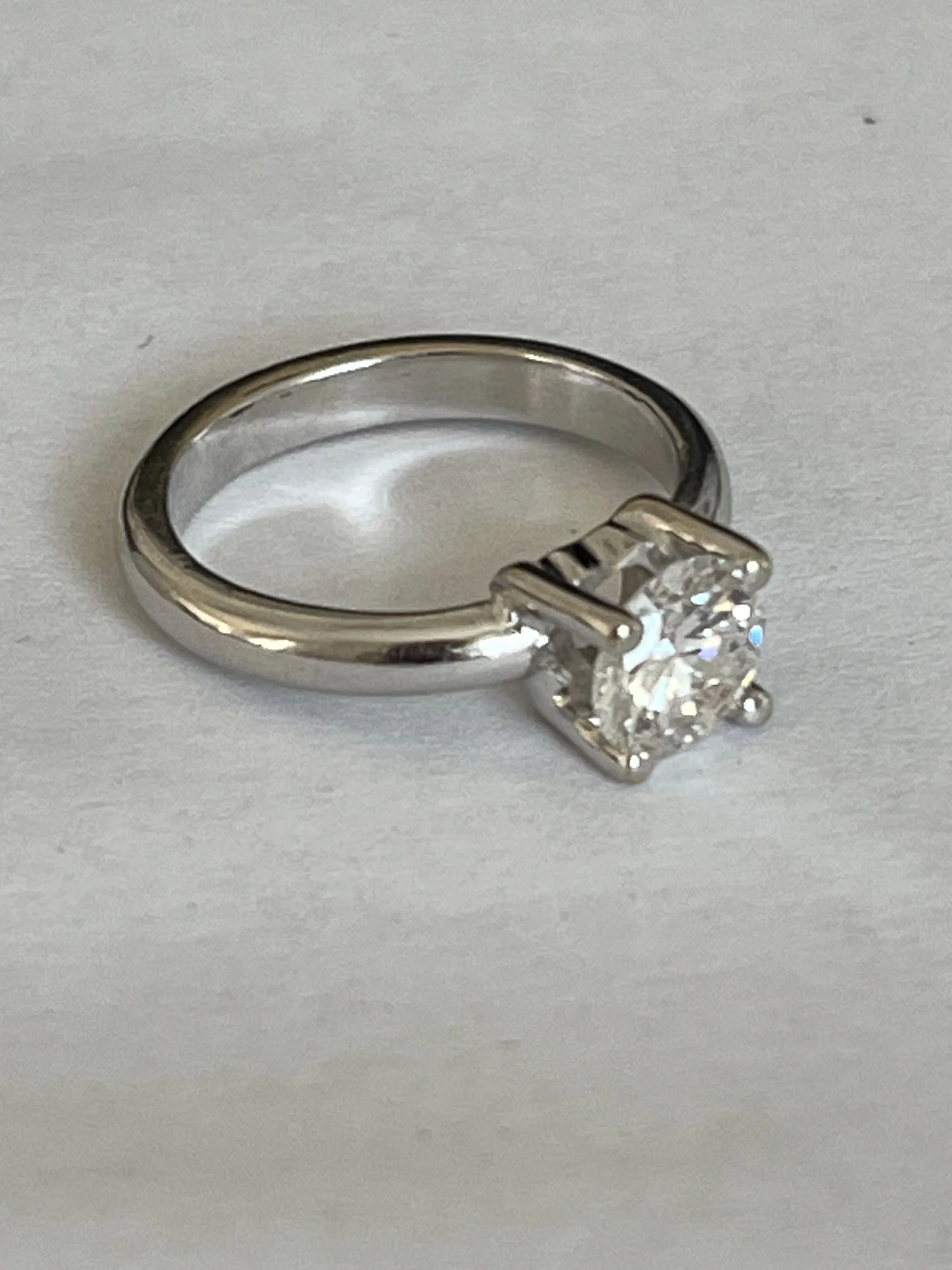Bague solitaire diamant 1,15 ct sold by 58 Facettes product image thumbnail 3
