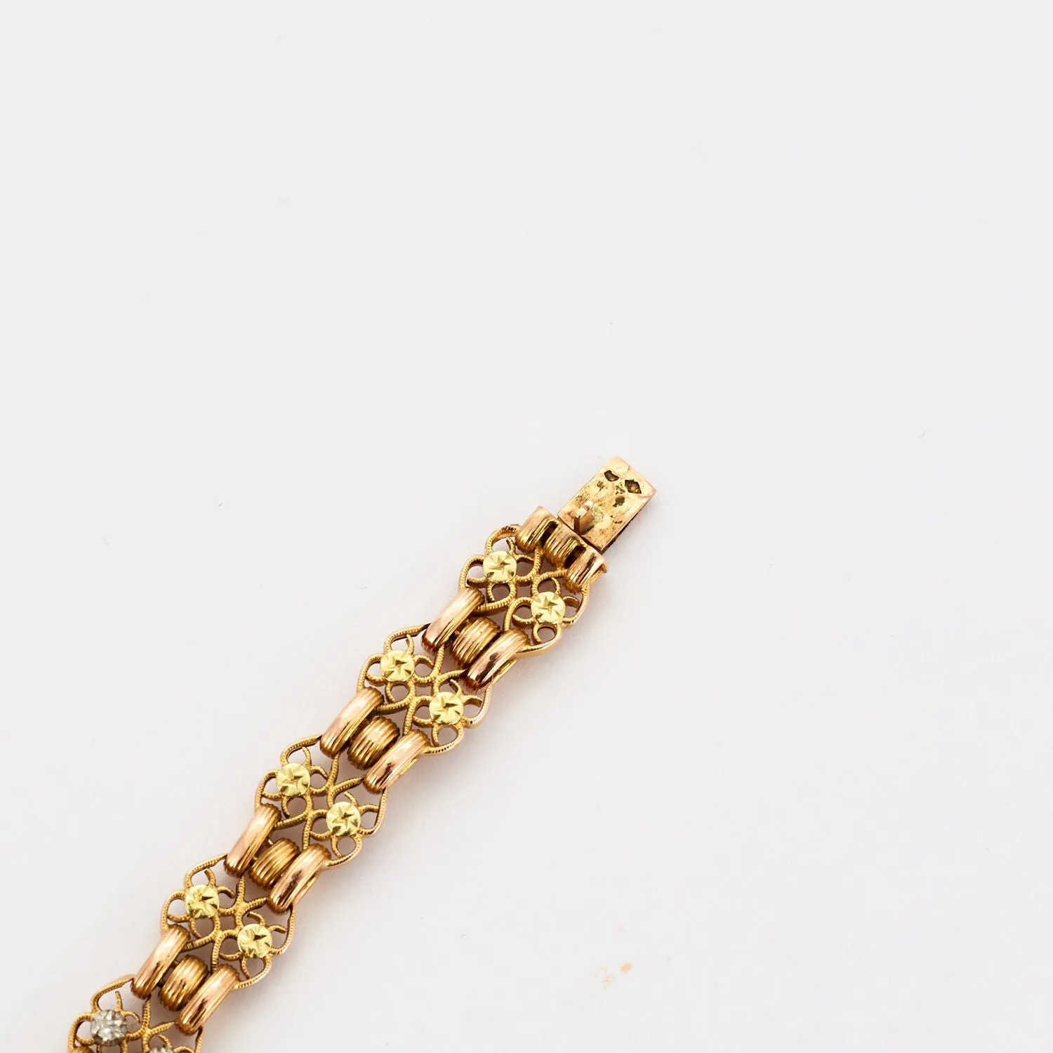 Bracelet or rose et diamants sold by 58 Facettes product image thumbnail 4