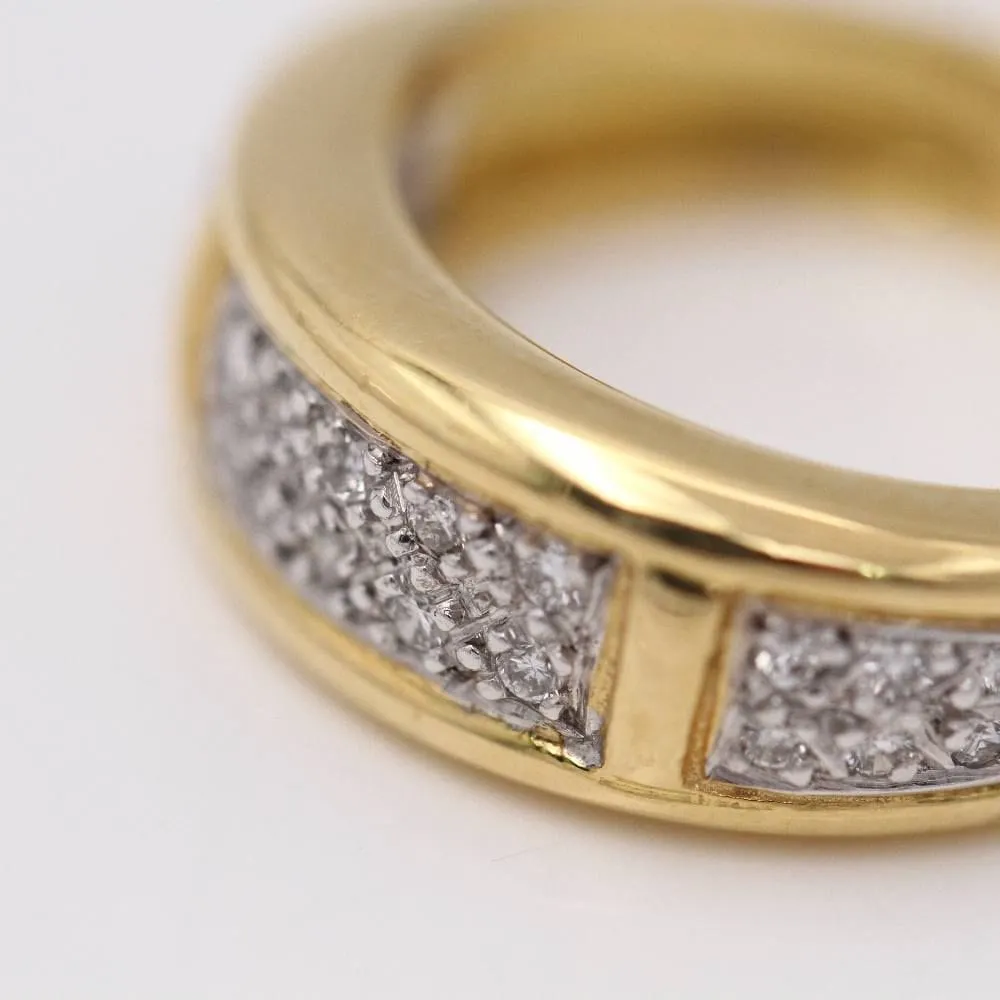 bague jonc or et diamants sold by 58 Facettes product image thumbnail 5