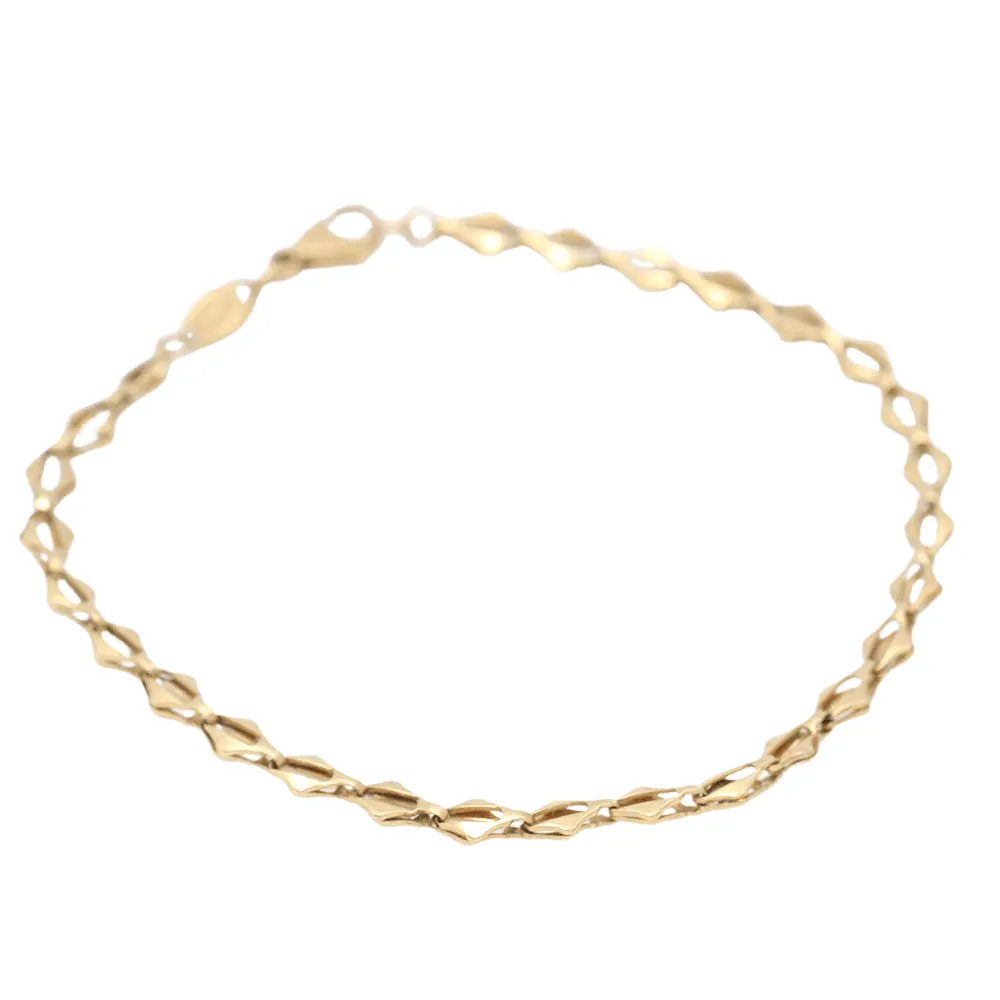Bracelet diamant ajouré doré sold by 58 Facettes