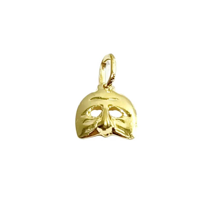 Pendentif Masque italien en or made by 58 Facettes