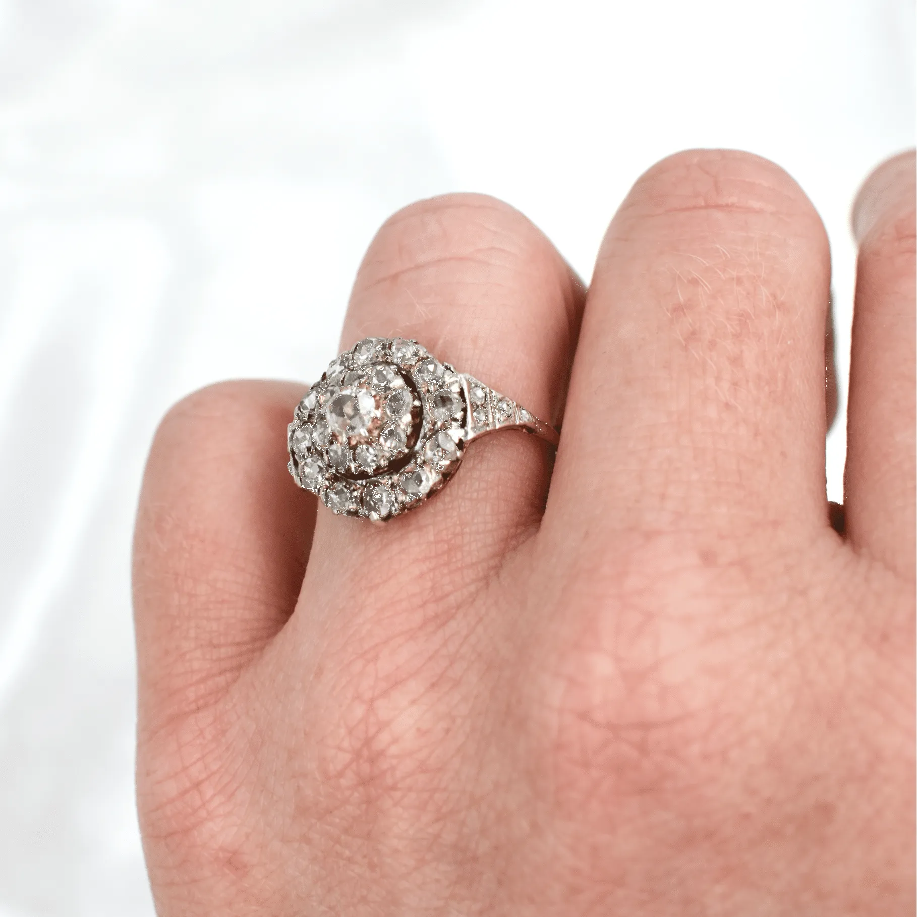 Bague Ancienne Or et Diamants sold by 58 Facettes product image thumbnail 4