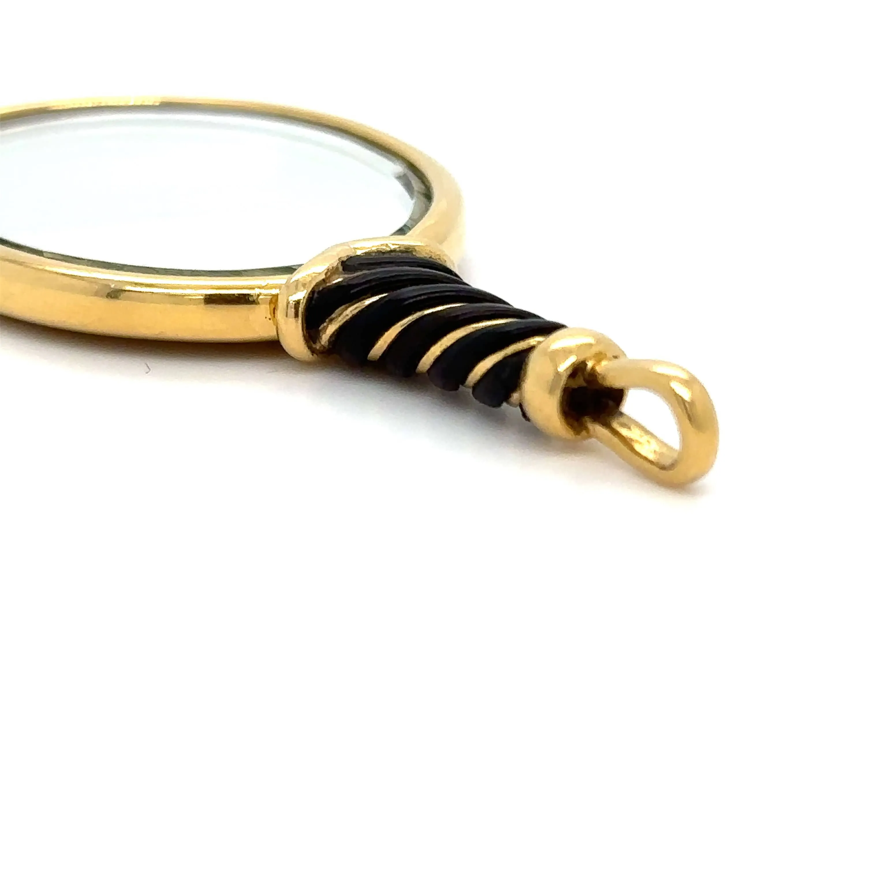 PENDENTIF MIROIR TORSADE OR JAUNE sold by 58 Facettes product image thumbnail 5