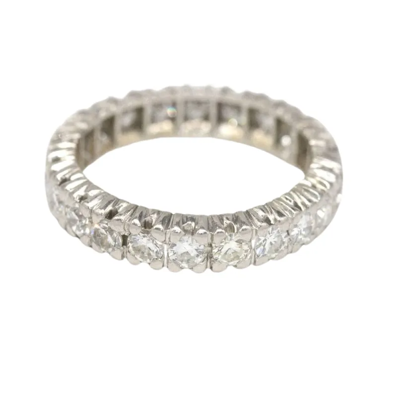 Bague Alliance or blanc et diamant sold by 58 Facettes