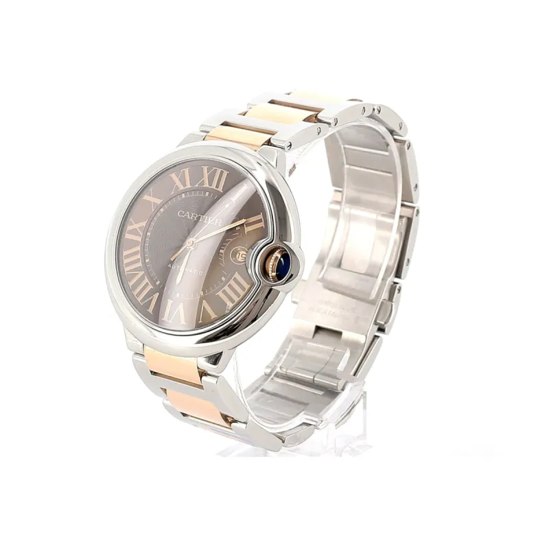 CARTIER - Montre Ballon Bleu Acier et Or rose sold by 58 Facettes