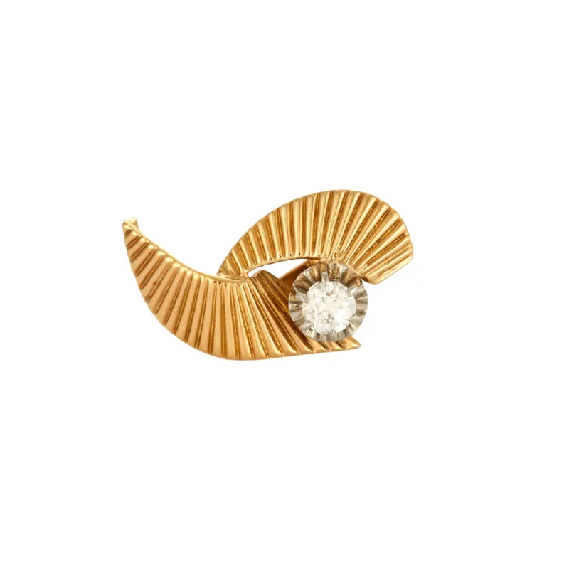 Clous d'oreilles or jaune sold by 58 Facettes