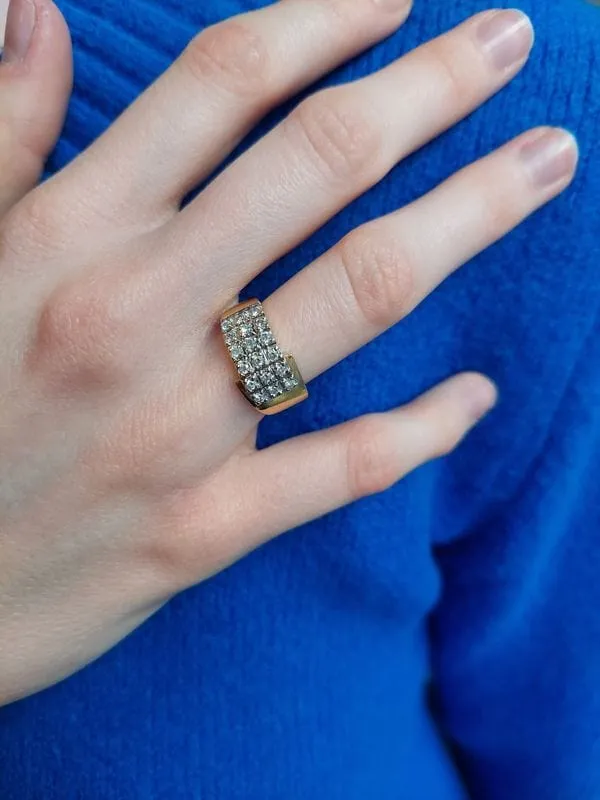 BAGUE PAVAGE DIAMANTS sold by 58 Facettes product image thumbnail 2