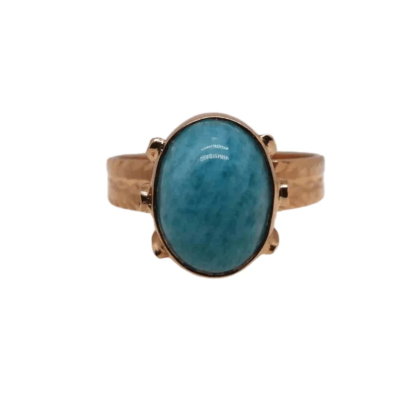 Bague Or jaune pierre bleue sold by 58 Facettes