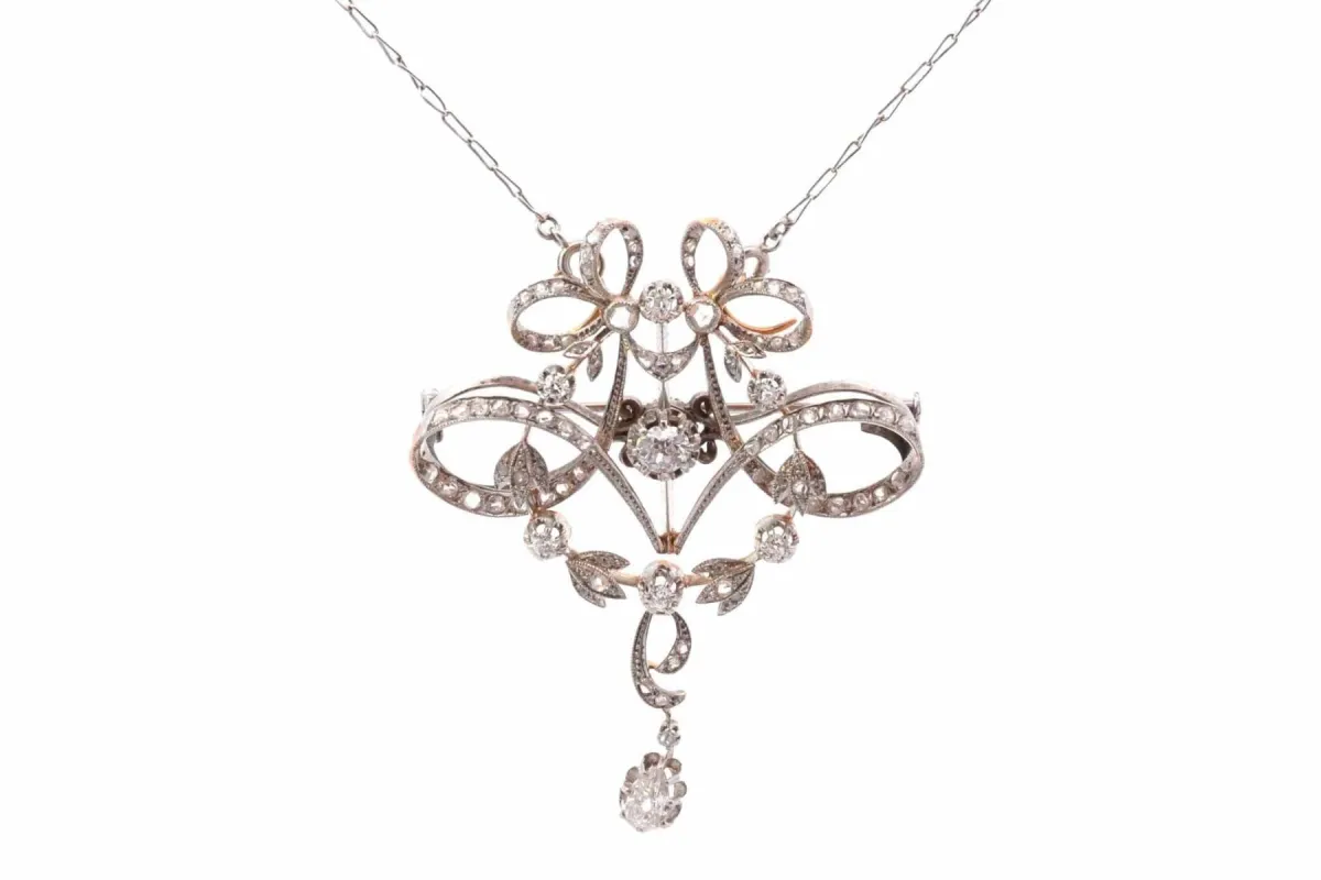 Collier Belle Époque Diamants sold by 58 Facettes