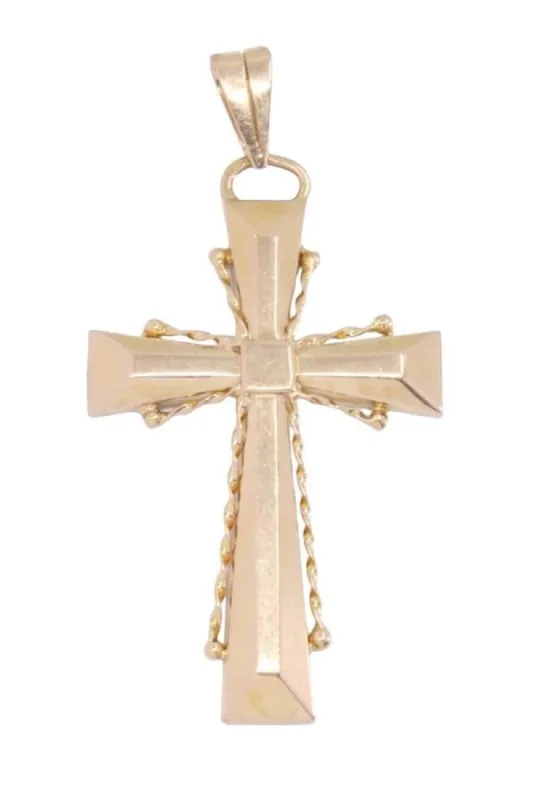 CROIX ANCIENNE OR JAUNE sold by 58 Facettes