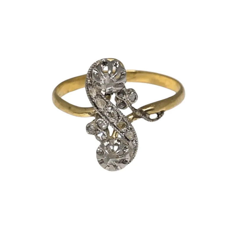 Bague belle époque diamants sold by 58 Facettes