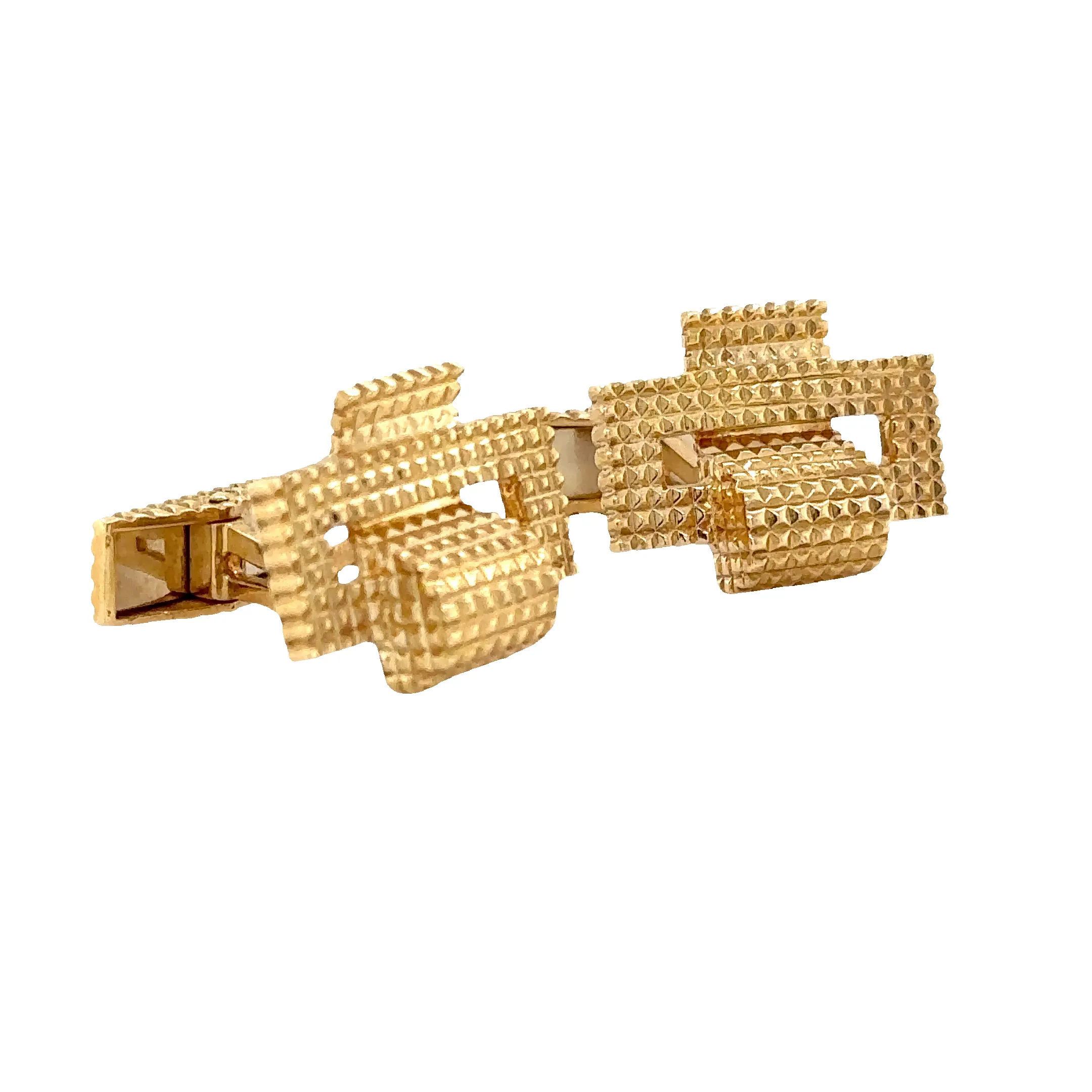 Boutons de manchette en or jaune sold by 58 Facettes product image thumbnail 3