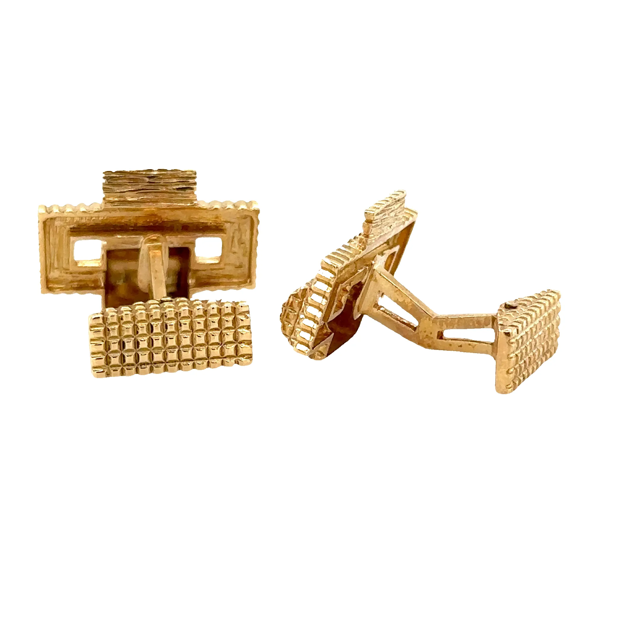 Boutons de manchette en or jaune sold by 58 Facettes product image thumbnail 4