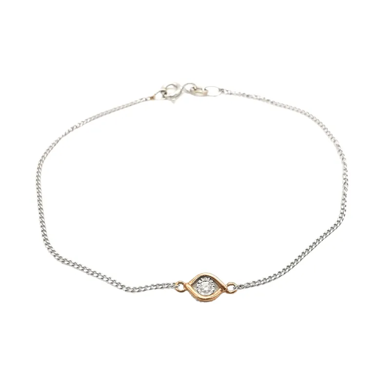 Bracelet or et diamant sold by 58 Facettes